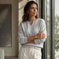 Felpa da donna casual con scollo a V e spacco