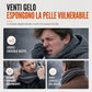 Passamaglio lavorato a maglia caldo da uomo, cappello Invernale antivento con maschera per il viso e cappuccio per Freddo