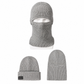 Passamaglio lavorato a maglia caldo da uomo, cappello Invernale antivento con maschera per il viso e cappuccio per Freddo