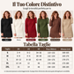 Set maglia con orlo smerlato e gonna a pieghe per donna