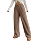 Pantaloni da casa da donna, comodi, larghi e caldi
