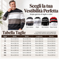 Felpa casual a righe da uomo con girocollo
