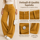 Pantaloni Casual in Velluto a Coste per Donna