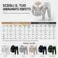 ⏰  Sconto del 50% di cambio stagione – qualità a metà prezzo! ✨Completo da uomo 2 pezzi con felpa jacquard con cappuccio, autunno/inverno, casual, composto da felpa con cappuccio e pantaloni della tuta