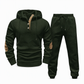 ⏰  Sconto del 50% di cambio stagione – qualità a metà prezzo! ✨Completo da uomo 2 pezzi con felpa jacquard con cappuccio, autunno/inverno, casual, composto da felpa con cappuccio e pantaloni della tuta