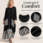 ⏰ Ultimo Giorno di Saldi – SCONTO 50% ✨Abito lungo maxi a maniche lunghe patchwork a righe da donna