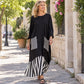 ⏰ Ultimo Giorno di Saldi – SCONTO 50% ✨Abito lungo maxi a maniche lunghe patchwork a righe da donna