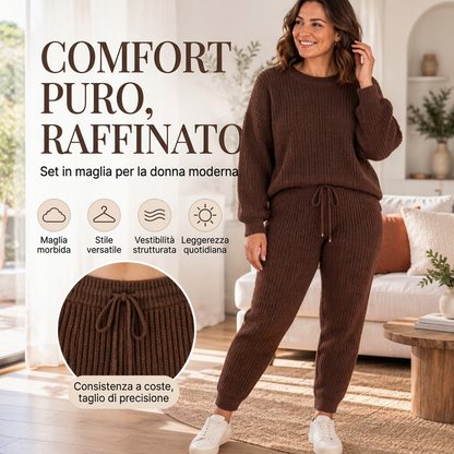 🌺👚 Conjunto casual da donna in tessuto a coste | Nessun materiale stringente, nessuna combinazione complicata – Morbido, elastico e disinvolto per il quotidiano ✨