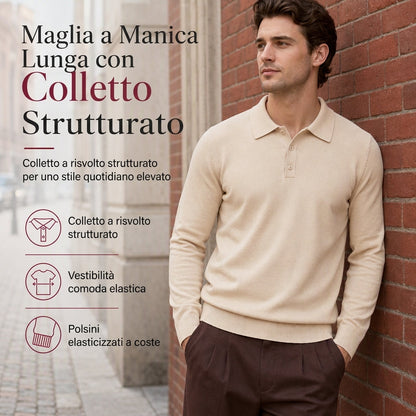 🔥 Solo oggi: 50% di sconto! Maglione Maglia a Maniche Lunghe Colore Unito da Uomo