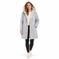Cappotto da donna con cappotto con fodera in tessuto e cappotto caldo e mezzo-lunghezza a maniche lunghe a maniche lunghe per autunno e inverno