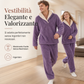 ✨ Pigiama in pile sherpa da uomo e donna: morbido, doppia felpa di velluto e nuvola soffice ☁️