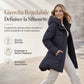 🚀 Ganz neu eingetroffen – Jetzt Versandkostenfrei!🚀Cappotto Imbottito Lungo con Cappuccio per Donna