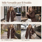 🚀 Ganz neu eingetroffen – Jetzt Versandkostenfrei!🚀Cappotto Imbottito Lungo con Cappuccio per Donna