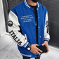 Giacca da baseball casual da uomo a colori block