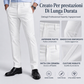 Pantaloni da abito slim-fit a vita media per uomo