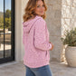 Donna Felpa Casual con Stampa Leopardata
