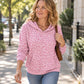 Donna Felpa Casual con Stampa Leopardata