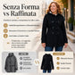 Cappotto invernale da donna con cappuccio e bottoni a fibbia