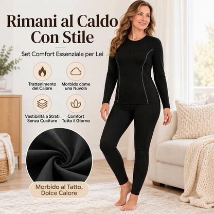 🔥 Solo oggi: 50% di sconto! Set di intimo termico elasticizzato per donna