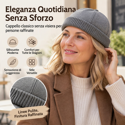 Cappello docker unisex in maglia calda senza visiera