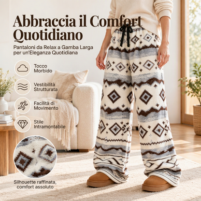 Pantaloni Vintage Larghi e Confortevoli per Donna