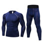 Set intimo termico da uomo a compressione per allenamento
